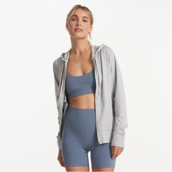 🆕WT! Vuori Halo Performance Hoodie 2.0 Color: Pale Grey Heather - Picture 9 of 10